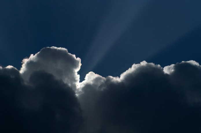 Keep looking up that's the secret of Life